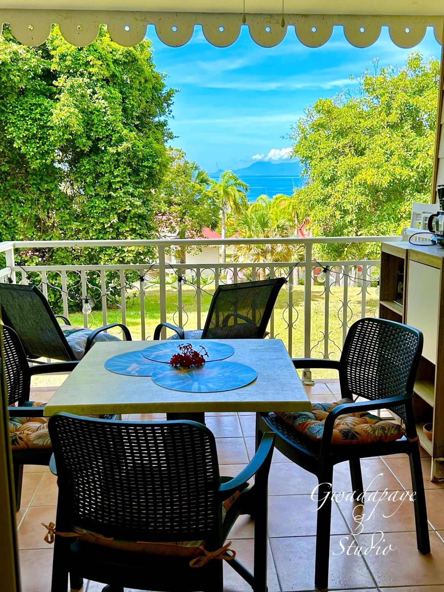 Vue Exclusive Mer Et Volcan, Village Vacances Avec Plage Et Piscine, Les Gwadastudios Sainte-Anne  Zewnętrze zdjęcie