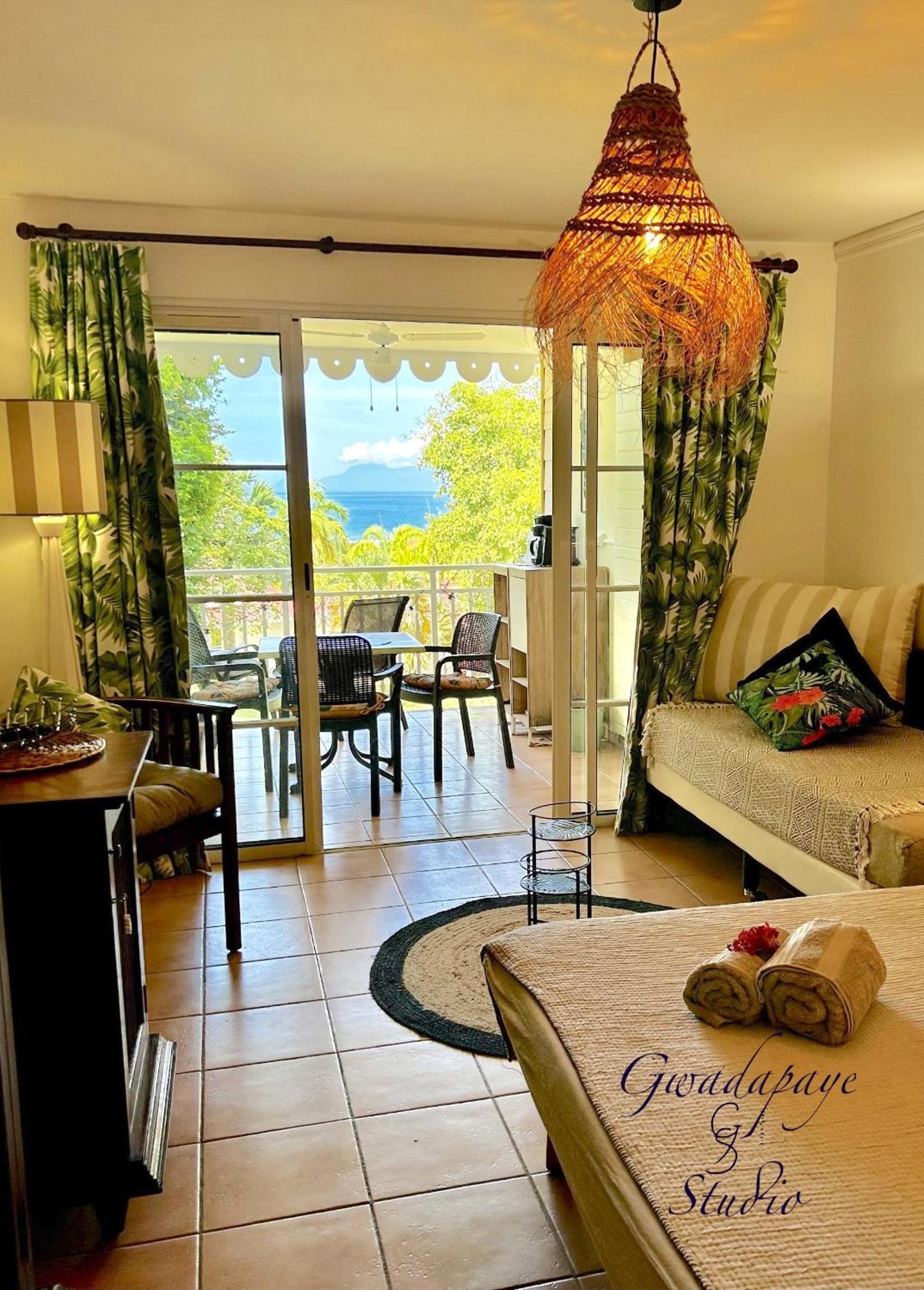 Vue Exclusive Mer Et Volcan, Village Vacances Avec Plage Et Piscine, Les Gwadastudios Sainte-Anne  Zewnętrze zdjęcie